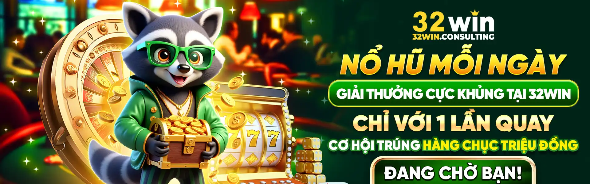 Nổ Hũ Mỗi Ngày – Giải Thưởng Cực Khủng Tại 32WIN Chỉ với 1 lần quay, cơ hội trúng hàng chục triệu đồng đang chờ bạn!